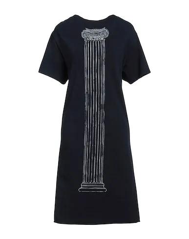 Midnight blue Midi dress HISTORIC T-SHIRT DRESS PILLAR PRINT
