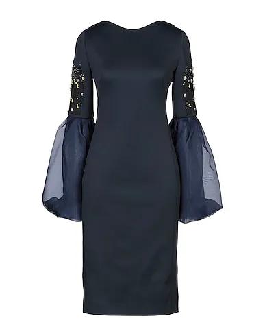 Midnight blue Organza Midi dress