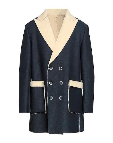 Midnight blue Plain weave Coat