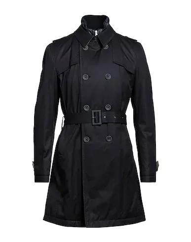 Midnight blue Plain weave Double breasted pea coat