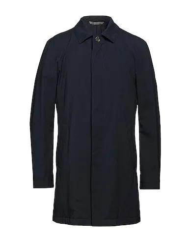 Midnight blue Plain weave Full-length jacket