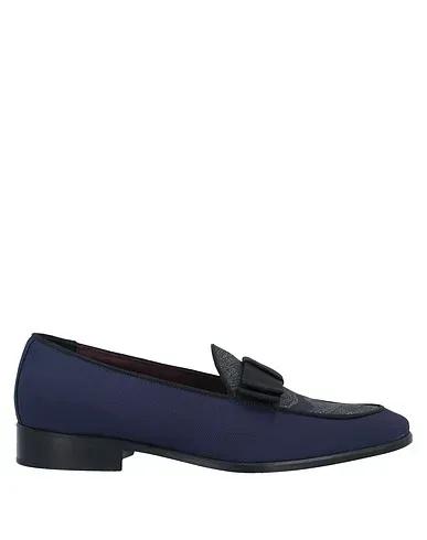 Midnight blue Plain weave Loafers