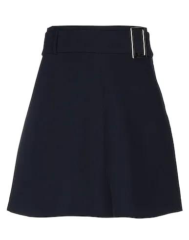 Midnight blue Plain weave Mini skirt