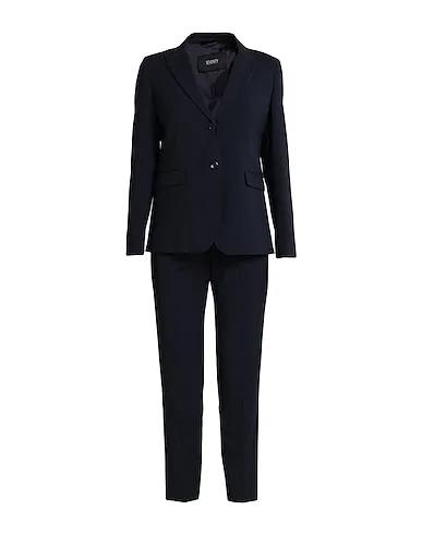 Midnight blue Plain weave Suit