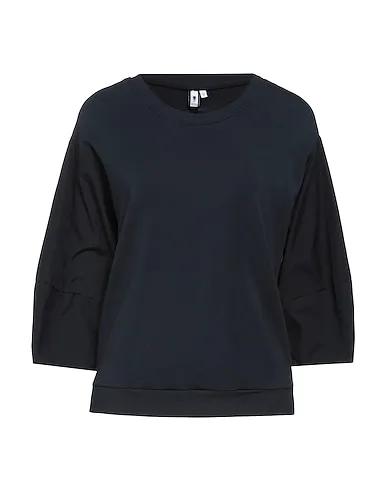 Midnight blue Plain weave Sweatshirt
