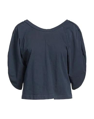 Midnight blue Plain weave T-shirt