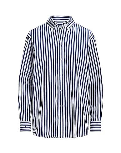 Midnight blue Poplin Striped shirt