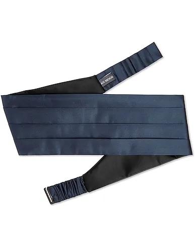 Midnight blue Satin Fabric belt