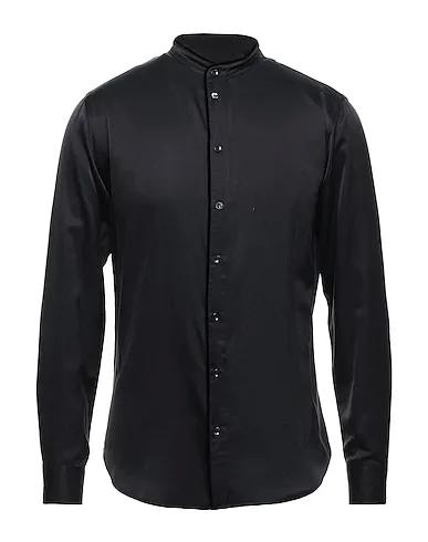 Midnight blue Satin Solid color shirt
