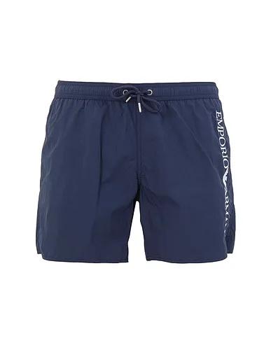 Midnight blue Swim shorts BOXER EMBROIDERY LOGO
