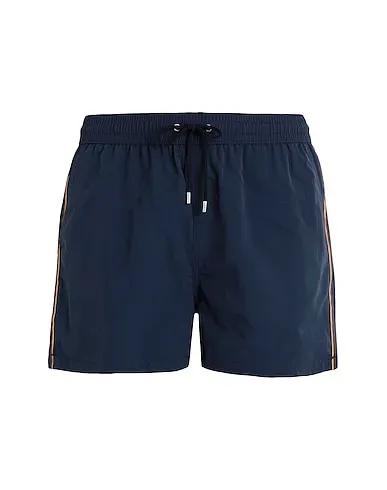 Midnight blue Swim shorts MEN SHORT PLAIN WITH STRIPE
