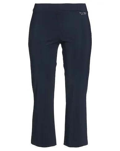 Midnight blue Synthetic fabric Cropped pants & culottes
