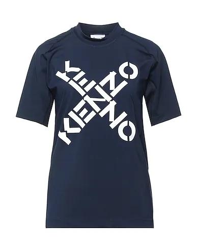 Midnight blue Synthetic fabric T-shirt