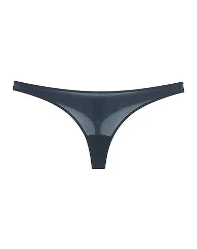 Midnight blue Synthetic fabric Thongs