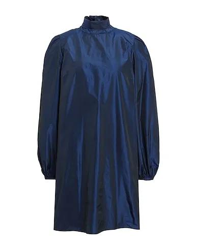Midnight blue Taffeta Short dress