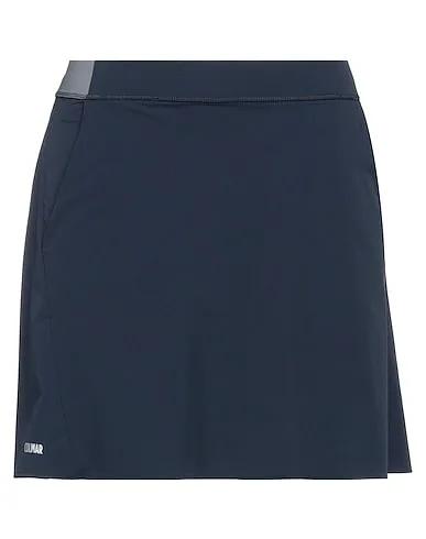 Midnight blue Techno fabric Mini skirt