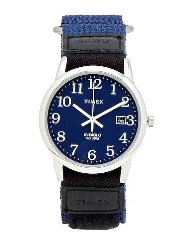Midnight blue Techno fabric Wrist watch
