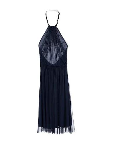 Midnight blue Tulle Midi dress