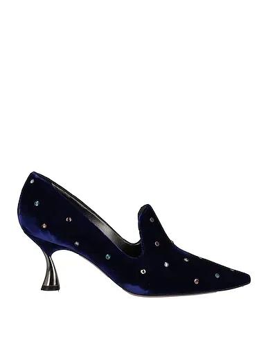 Midnight blue Velvet Loafers