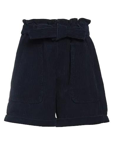 Midnight blue Velvet Shorts & Bermuda