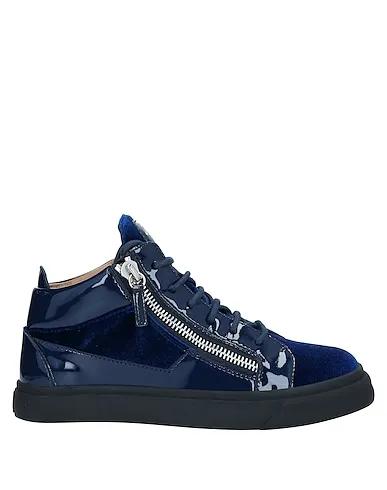 Midnight blue Velvet Sneakers