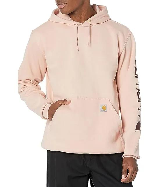 Midweight Signature Sleeve Logo Hooded Sweatshirt