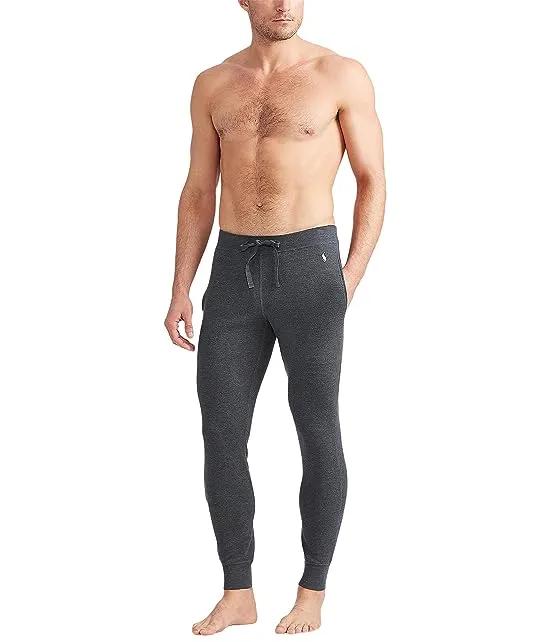 Midweight Waffle Solid Jogger Pants