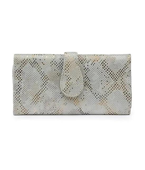 Mila Printed Leather Trifold Wallet