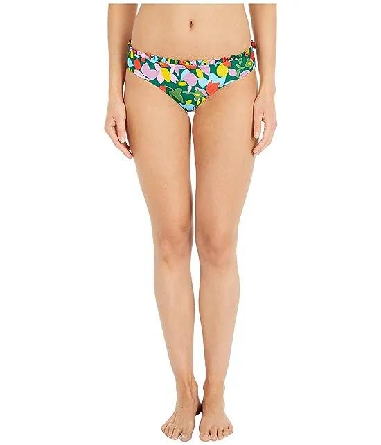 Mildred Floral Ruffle Surf Hipster