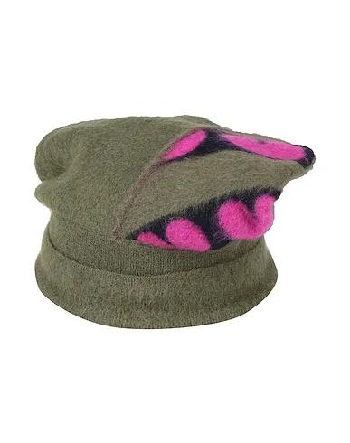 Military green Boiled wool Hat