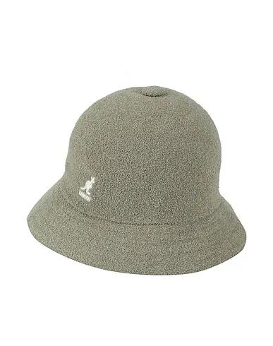Military green Bouclé Hat