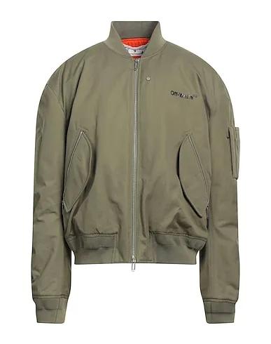Military green Canvas Bomber
