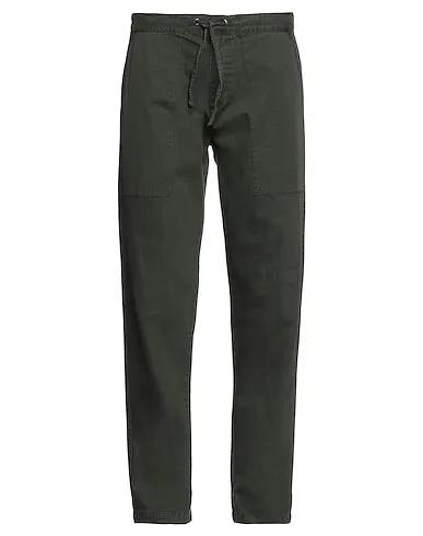 Military green Canvas Casual pants