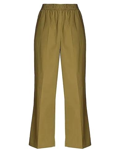 Military green Casual pants ORGANIC COTTON PULL-ON PANTS

