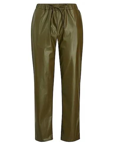 Military green Casual pants PULL-ON PANTS