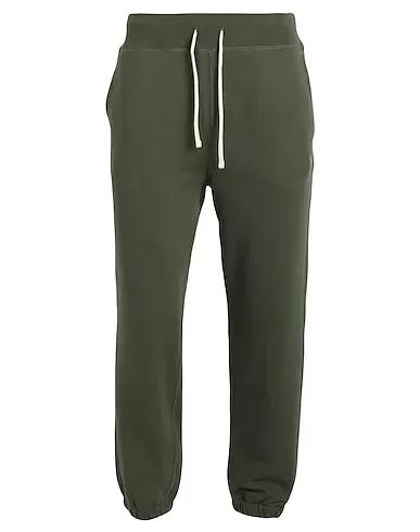 Military green Casual pants THE CABIN FLEECE PANT
