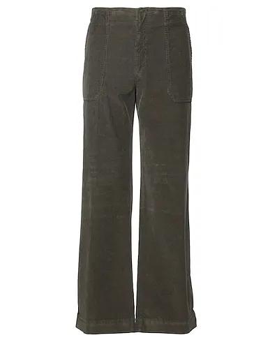 Military green Chenille Casual pants