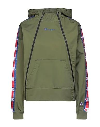 Military green Cotton twill Jacket