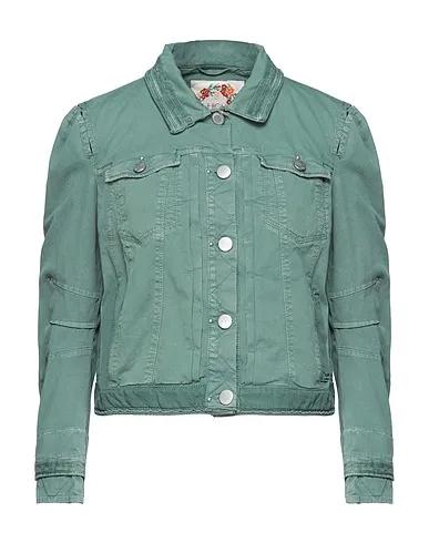 Military green Cotton twill Jacket