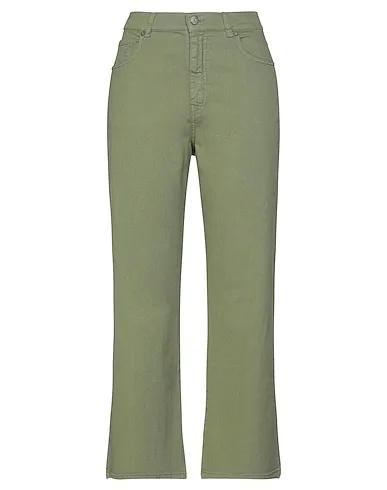 Military green Denim Denim pants