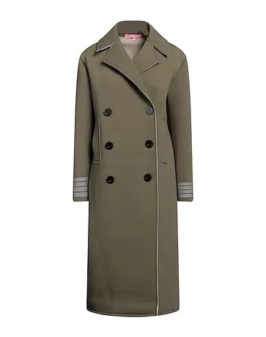 Military green Double breasted pea coat
