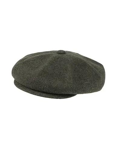 Military green Flannel Hat