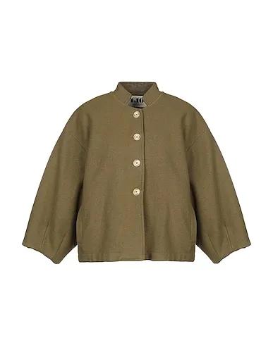 Military green Flannel Jacket