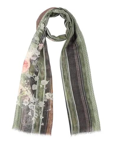 Military green Flannel Scarves and foulards