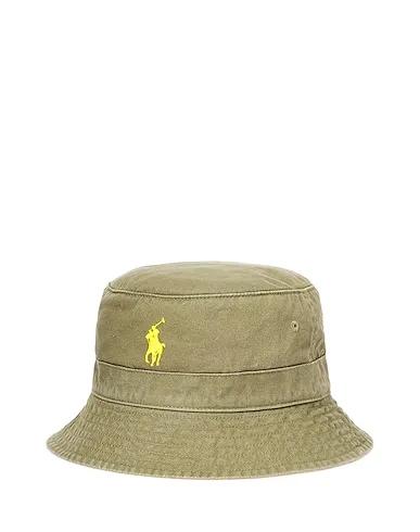 Military green Gabardine Hat COTTON CHINO BUCKET HAT
