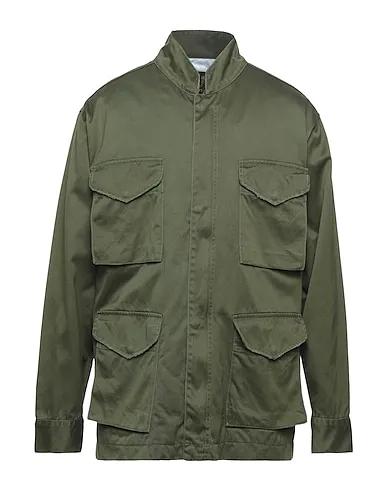 Military green Gabardine Jacket