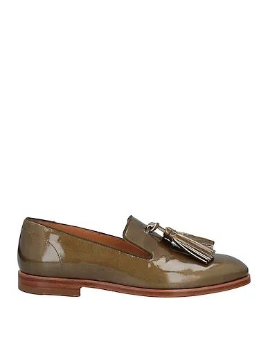 Military green Grosgrain Loafers