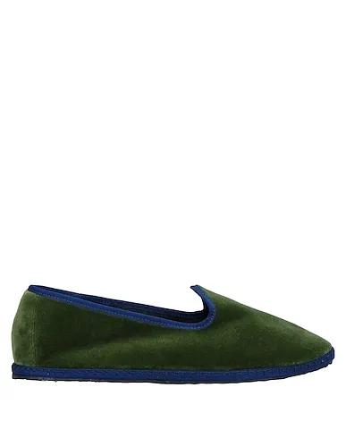 Military green Grosgrain Loafers