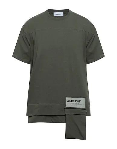 Military green Jersey Basic T-shirt
