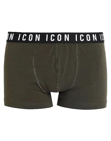 Military green Jersey Boxer